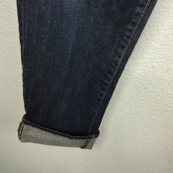 Guess Dark Wash Cuff Hem Boyfriend Denim Jeans 31 Coastal Cottage Mom - Picture 6 of 11